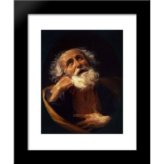 Saint Peter 20x24 Framed Art Print by Reni, Guido