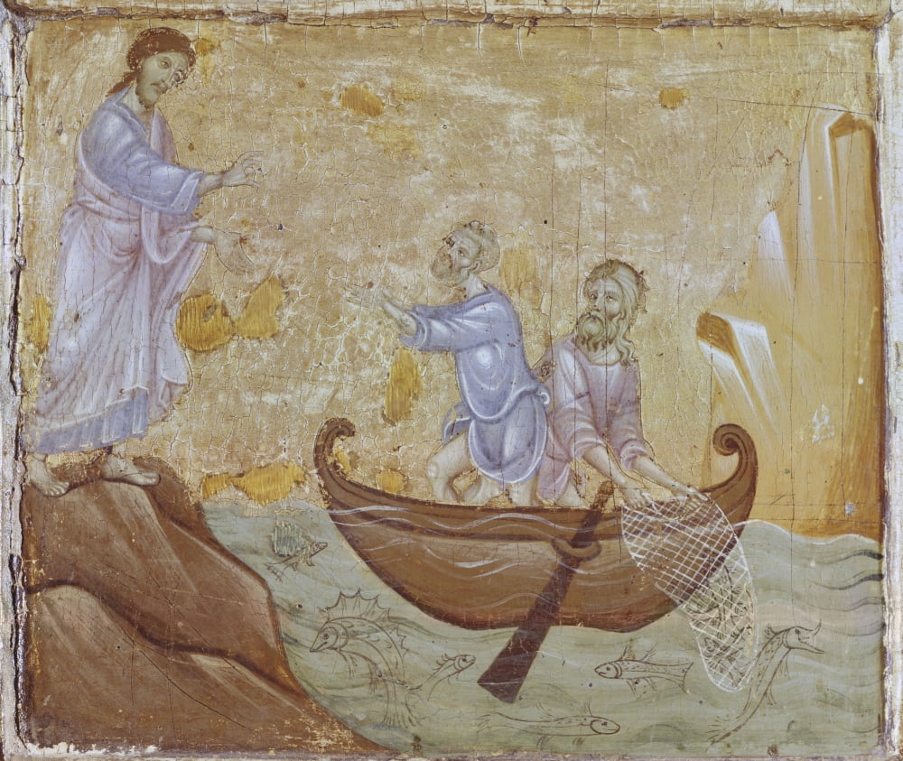 Saint Peter And Six Tales Canvas Art - (36 x 24)