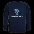 thumbnail image 1 of Saint Peters University Peacocks College Crewneck Sweatshirt, Navy - Extra Large, 1 of 1