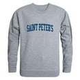 thumbnail image 1 of Saint Peters University Peacocks Game Day Crewneck Sweatshirt, Heather Grey - Medium, 1 of 1