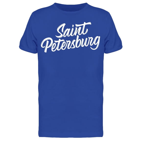Saint Petersburg Lettering T-Shirt Men -Image by Shutterstock, Male Medium