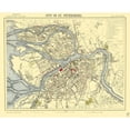 thumbnail image 1 of Saint Petersburg Russia Europe - Letts 1883 Poster Print by Letts Letts   ITRU0050, 1 of 1