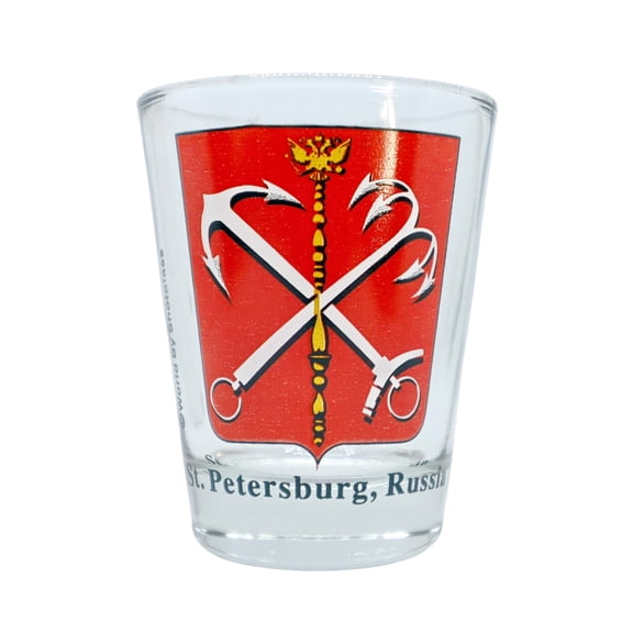 Saint Petersburg (St. Petersburg) Russia COA Shot Glass