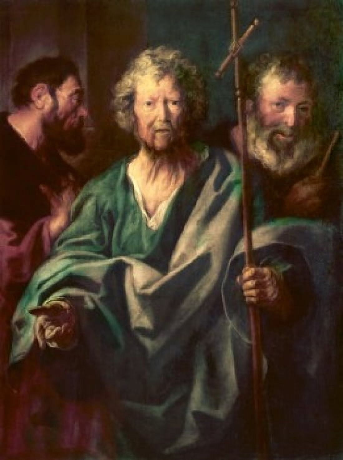 Saint Philip Jacob Jordaens (1593-1678 Flemish) Canvas Art - Jacob Jordaens (24 x 36)