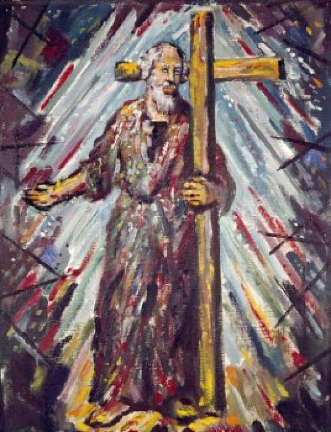 Saint Philip Mazuranic Vladimir (Yugoslavian) Canvas Art - Vladimir Ma?æuraniƒá (18 x 24)