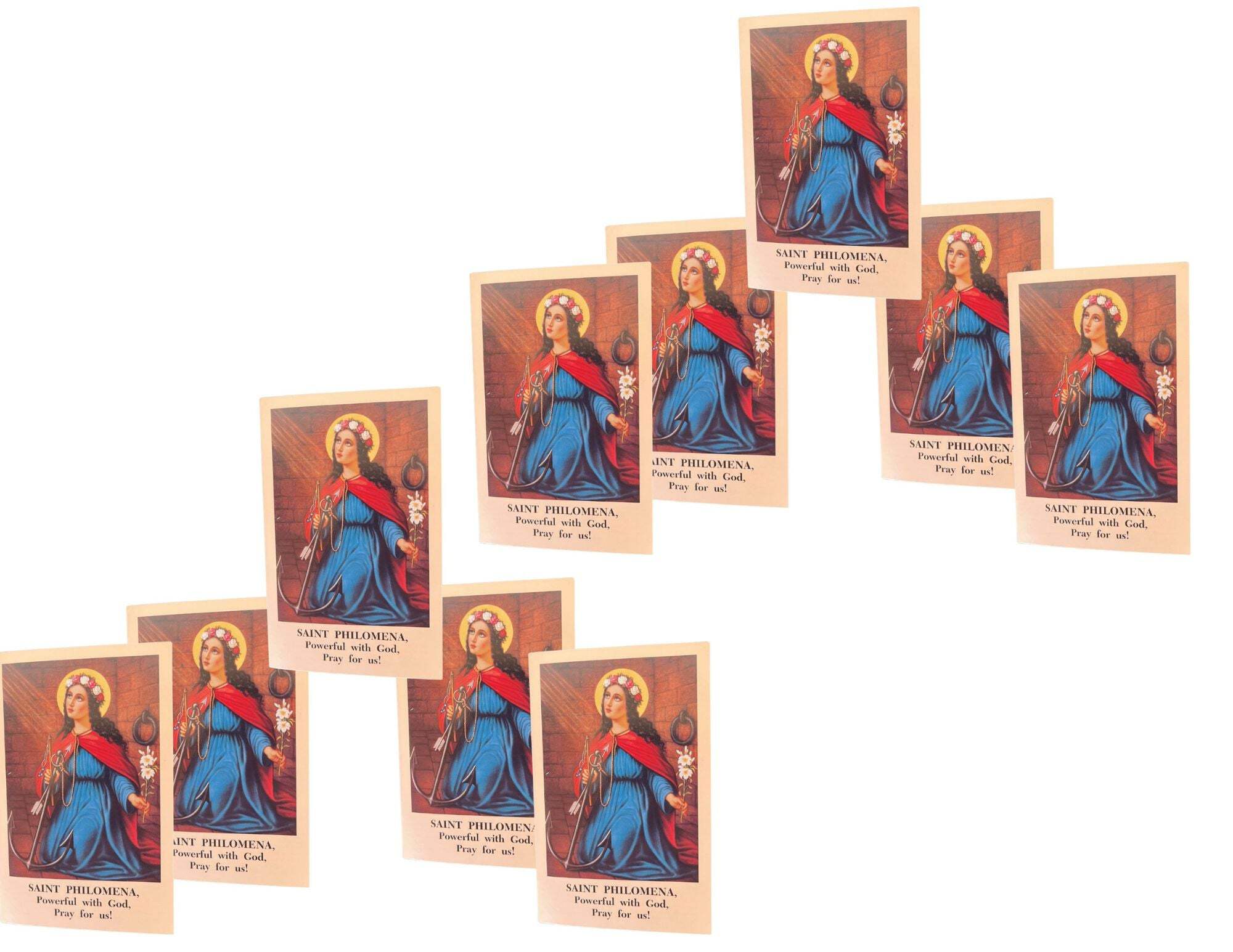 Saint Philomena Novena Prayer Card