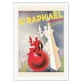thumbnail image 1 of Saint-Raphaël Quinquina - Aperitif of France - Vintage Advertising Poster by Phili c.1939 - Fine Art Rolled Canvas Print 27in x 40in, 1 of 4