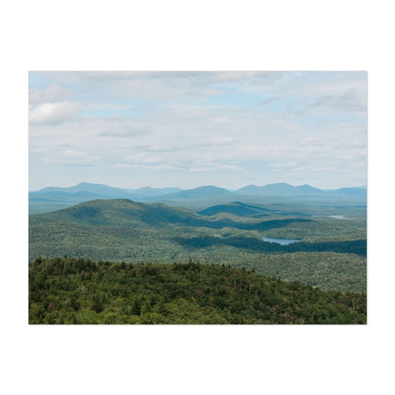 Saint Regis Views 02 - New York Photography Landscape Nature Forest Mountain Scenic Rural Summer Unframed Wall Art Print 36 x 48 inches
