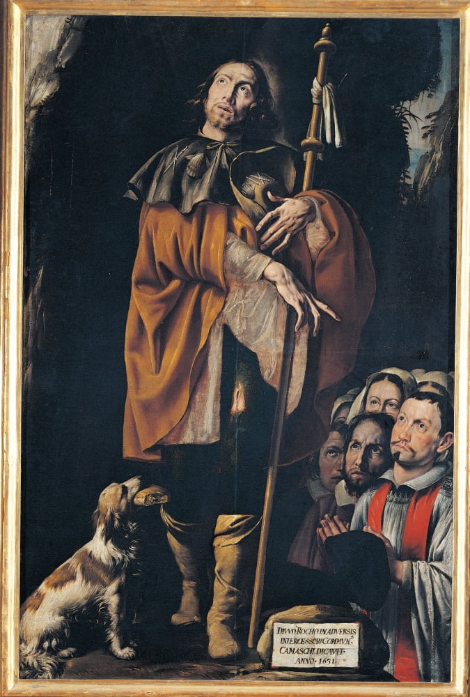 Saint Rocco Canvas Art - (18 x 24)