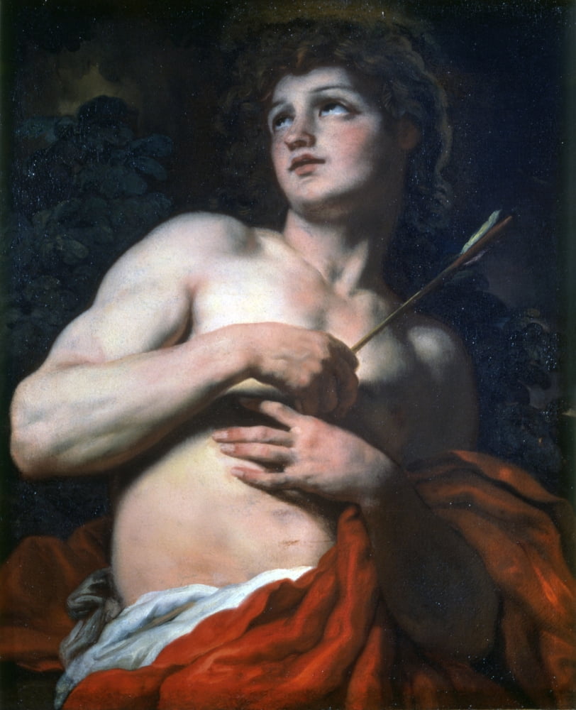 Saint Sebastian Canvas Art - (18 x 24)