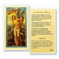 thumbnail image 1 of Saint Sebastian Martyr's Prayer Laminated Catholic Prayer Holy Card with Prayer on Back, Pack of 25, 1 of 7