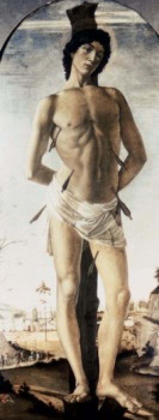 Saint Sebastian Sandro Botticelli (1444-1510 Italian) Canvas Art - Sandro Botticelli (24 x 36)