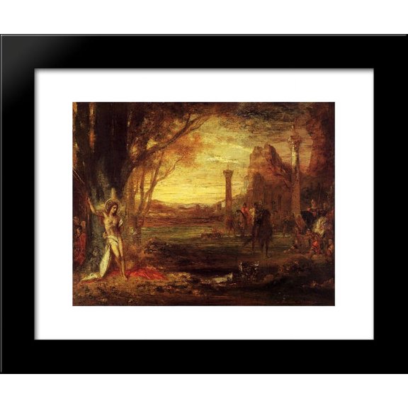 Saint Sebastian and His Executioners 20x24 Framed Art Print by Moreau, Gustave