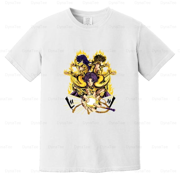 Saint Seiya Knights Of Zodiac Anime Shirt Pegasus Bronze Gold Comfort Color T-Shirt Unisex, up to 4XL