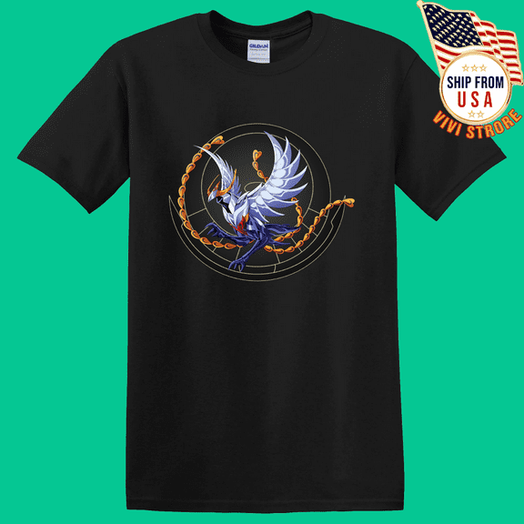 Saint Seiya Phoenix Ikki Men's Black T-Shirt Size S - 5XL