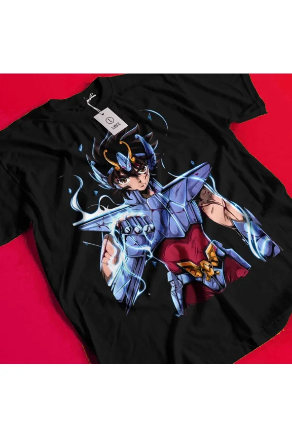 Saint Seiya T-Shirt knights Of the Zodiac Anime Manga Ikku Unisex Graphic Tee