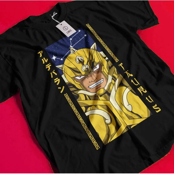 Saint Seiya T-Shirt knights Of the Zodiac Anime Manga Shun Unisex Graphic Tee