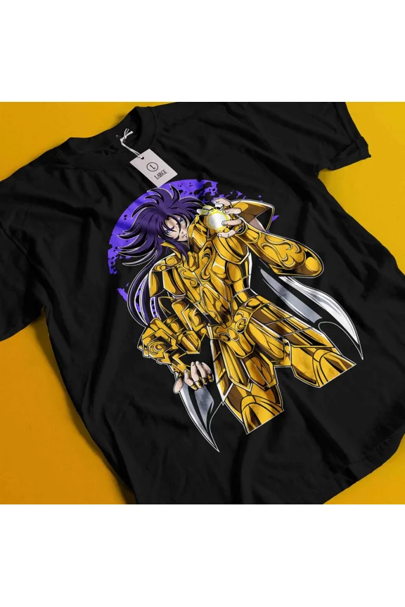 Saint Seiya T-Shirt knights Of the Zodiac Kanon Anime Manga Graphic Tee Unisex