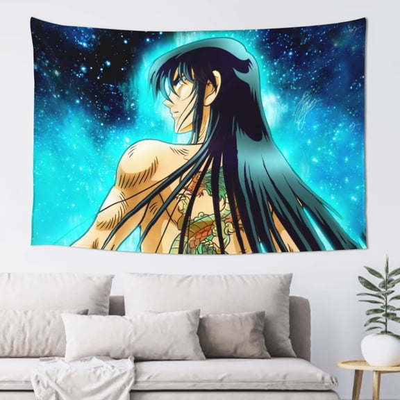 Saint Seiya Tapestry Wall Hanging Home Decoration Wall Blanket Dormitory Living Room Bedroom Backdrop Poster( 60x40inch)