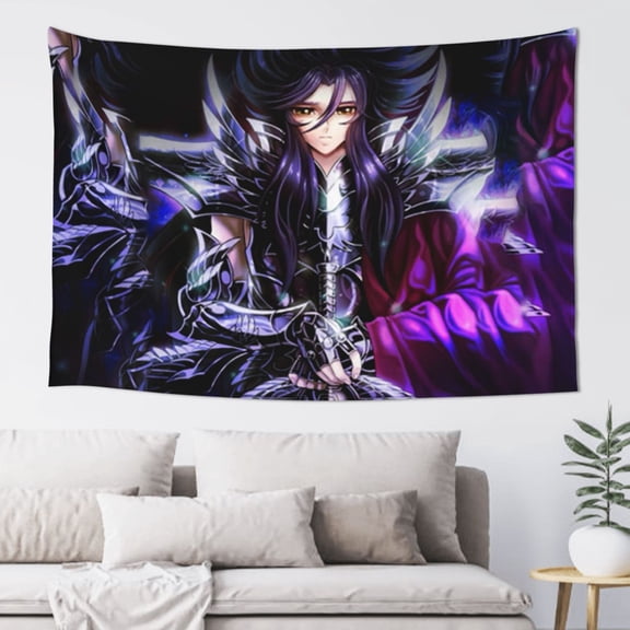 Saint Seiya Tapestry Wall Hanging Home Decoration Wall Blanket Dormitory Living Room Bedroom Backdrop Poster( 60x40inch)