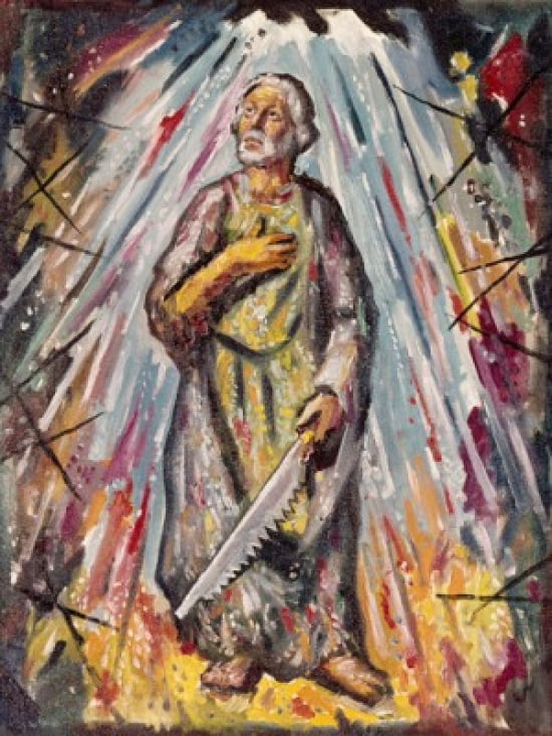 Saint Simon Mazuranic Vladimir (Yugoslavian) Canvas Art - Vladimir Ma?æuraniƒá (18 x 24)