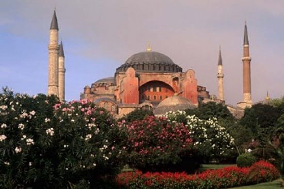 Saint Sophia Church Hagai Sophia Istanbul Turkey Canvas Art - Bill Bachmann DanitaDelimont (28 x 19)