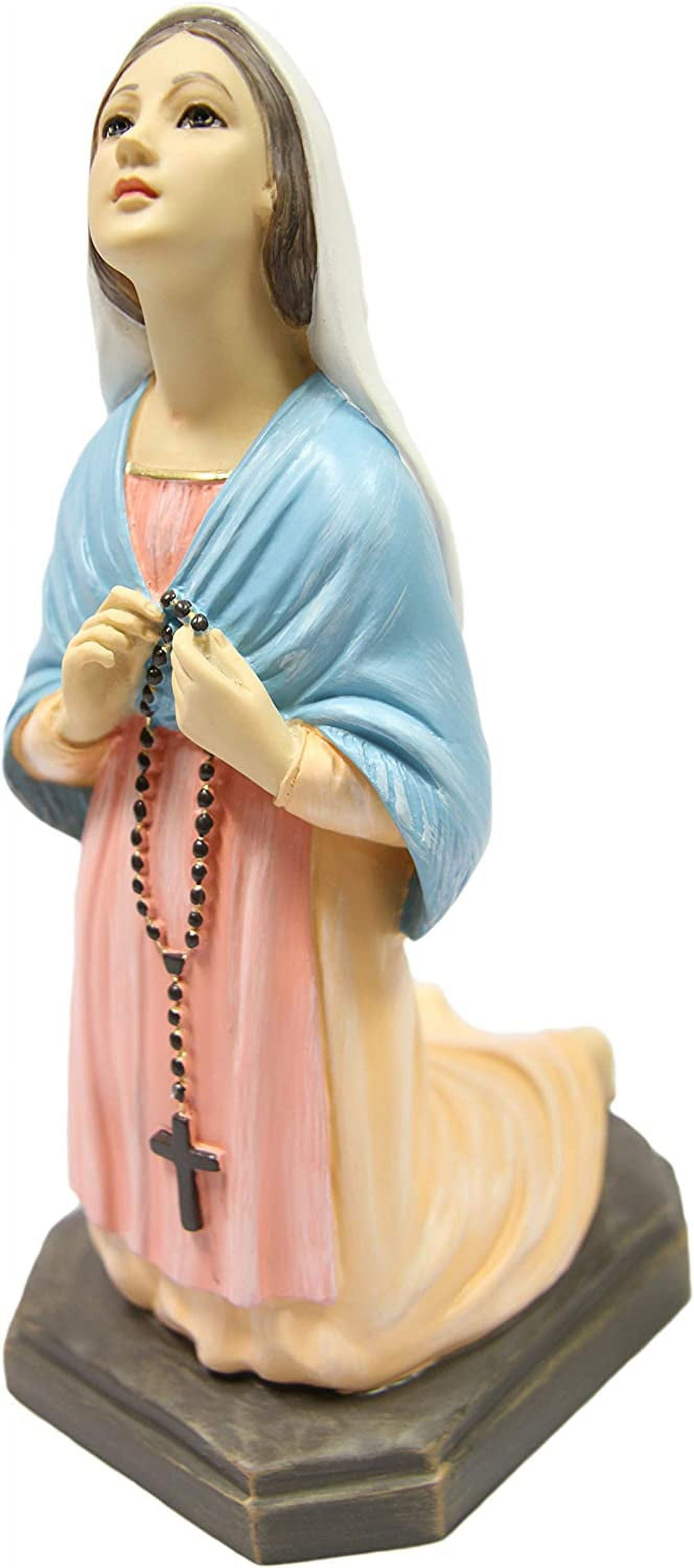 Saint St. Bernadette of Lourdes Catholic Religious Statue Sculpture