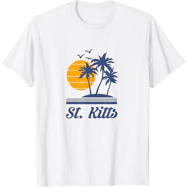 Saint St. Kitts Country Beach Surf Tourist Souvenir Vacation TShirt