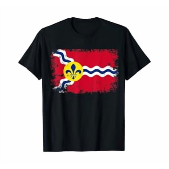 Saint St. Louis STL Flag T-Shirt