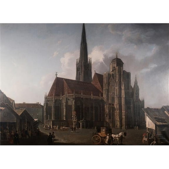 Saint Stepher Cathedral in Wien Poster Print, 36 x 24 - Large