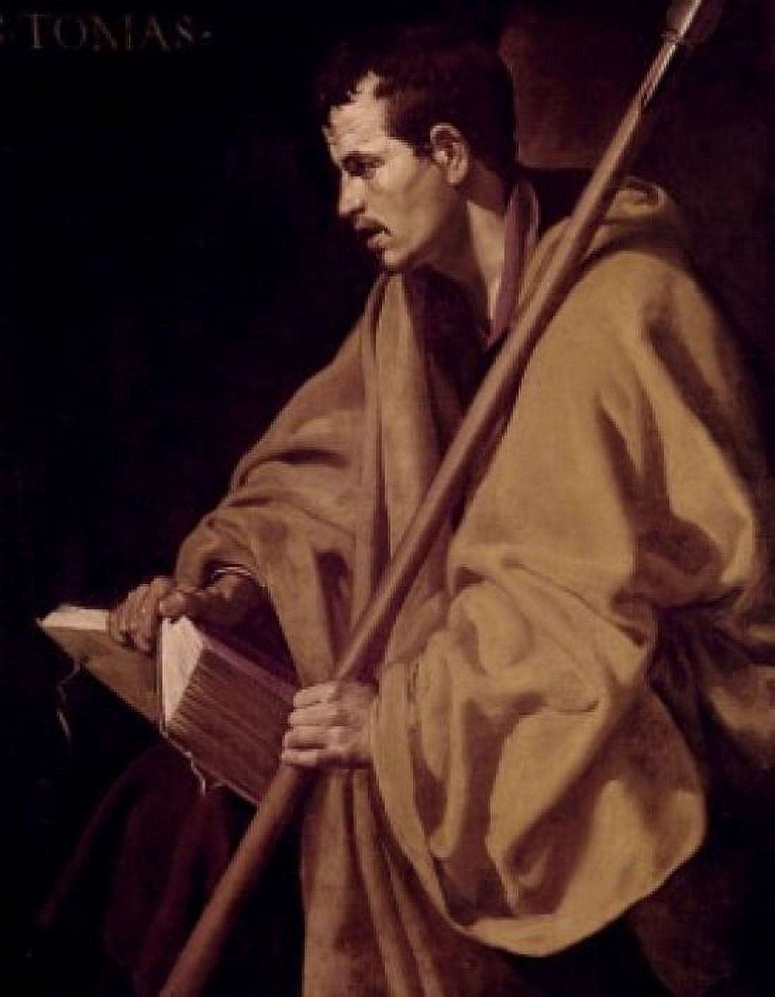 Saint Thomas 1618-1620 Diego Velasquez (1599-1660 Spanish) Oil on canvas Canvas Art - Diego Velazquez (24 x 36)