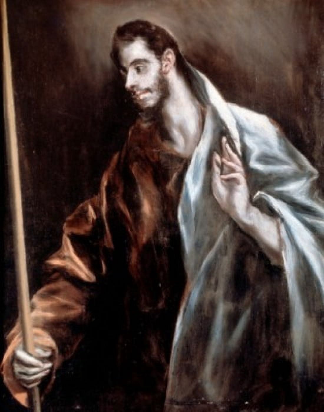 Saint Thomas by El Greco (1541-1614) Canvas Art - El Greco (18 x 24)