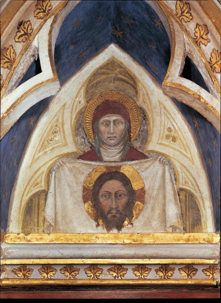 Saint Veronica And The Linen With The Face Of Christ Canvas Art - (18 x 24)