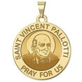 thumbnail image 1 of Saint Vincent Pallotti - 1 Inch Size of a Quarter -Solid 14K Yellow Gold, 1 of 1
