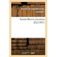 thumbnail image 1 of Sainte-Beuve Inconnu (Paperback), 1 of 1