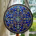 thumbnail image 1 of Sainte-Chapelle's Rayonnant Gothic Stained Glass Suncatcher Window Hanging, Gothic Christmas Ornaments for Bird Lovers, Dinosaur Room Decor for Nursery New Home Gifts, Stained, 1 of 6
