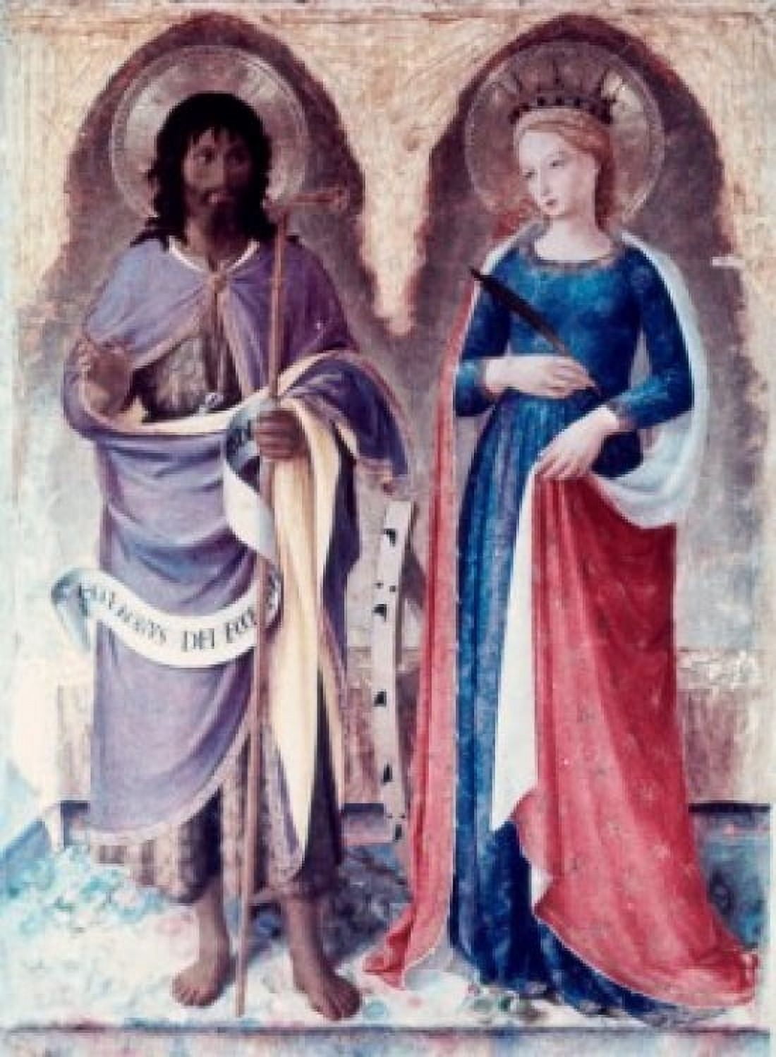 Saints Fra Angelico (ca1395-1455 Italian) Fresco Canvas Art - Fra Angelico (18 x 24)
