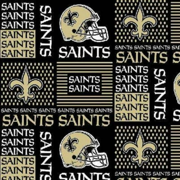 Saints Patch Cotton Fabric