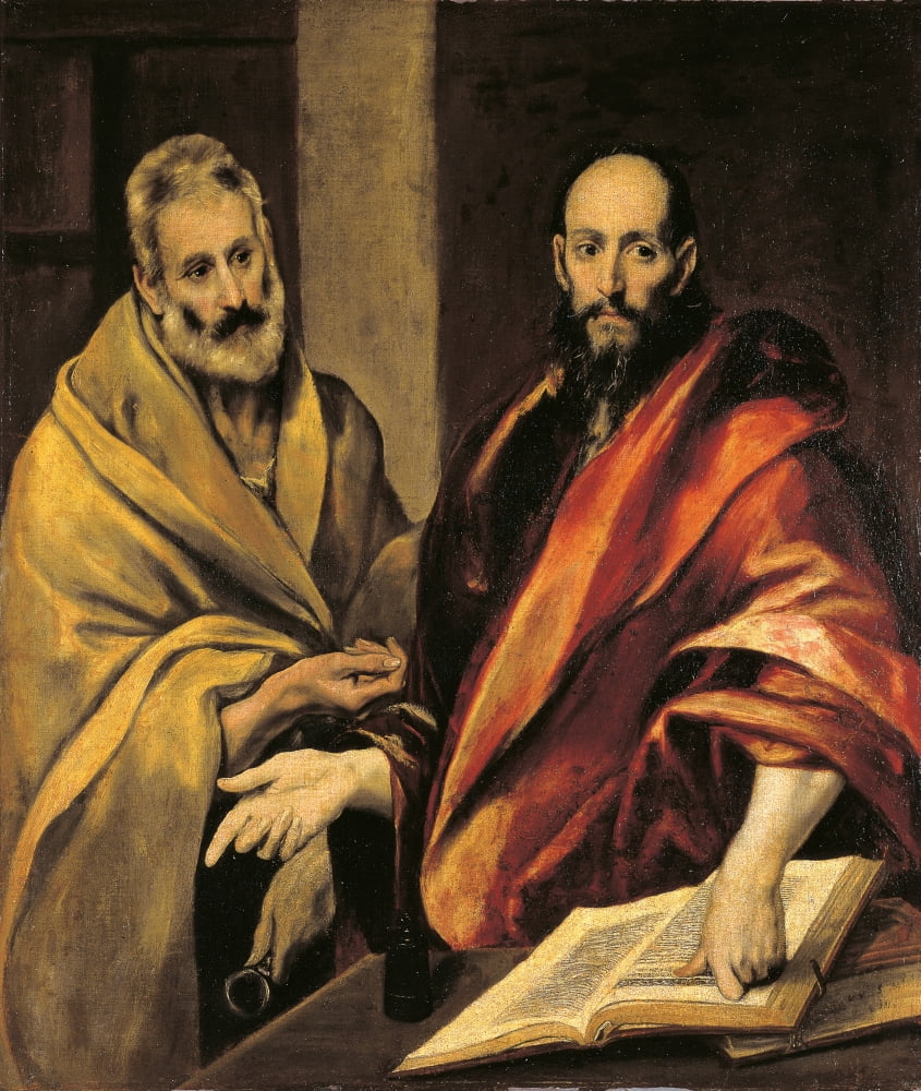 Saints Peter And Paul Canvas Art - (24 x 36)
