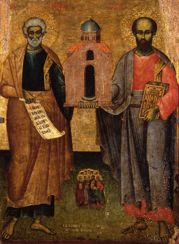 Saints Peter And Paul Canvas Art - (24 x 36)