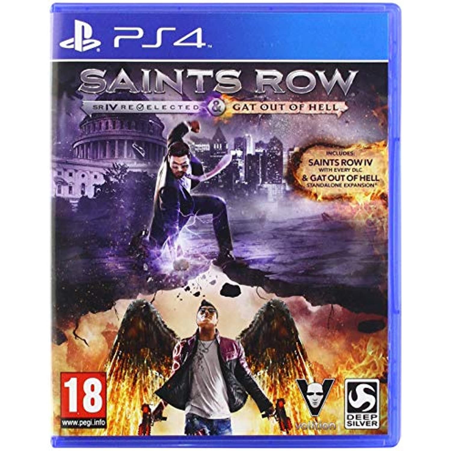 Saints Row 4 Re Elected And Gat Out Of Hell First Edition Ps4 Walmart