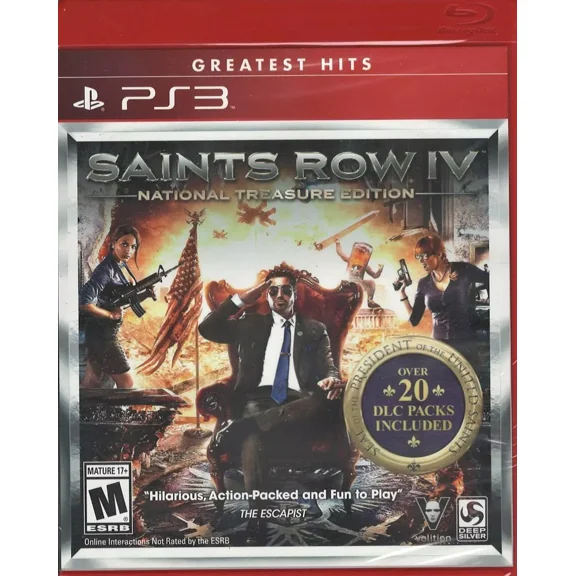Saints Row IV: National Treasure Edition (Greatest Hits) PS3 (Brand New Factory