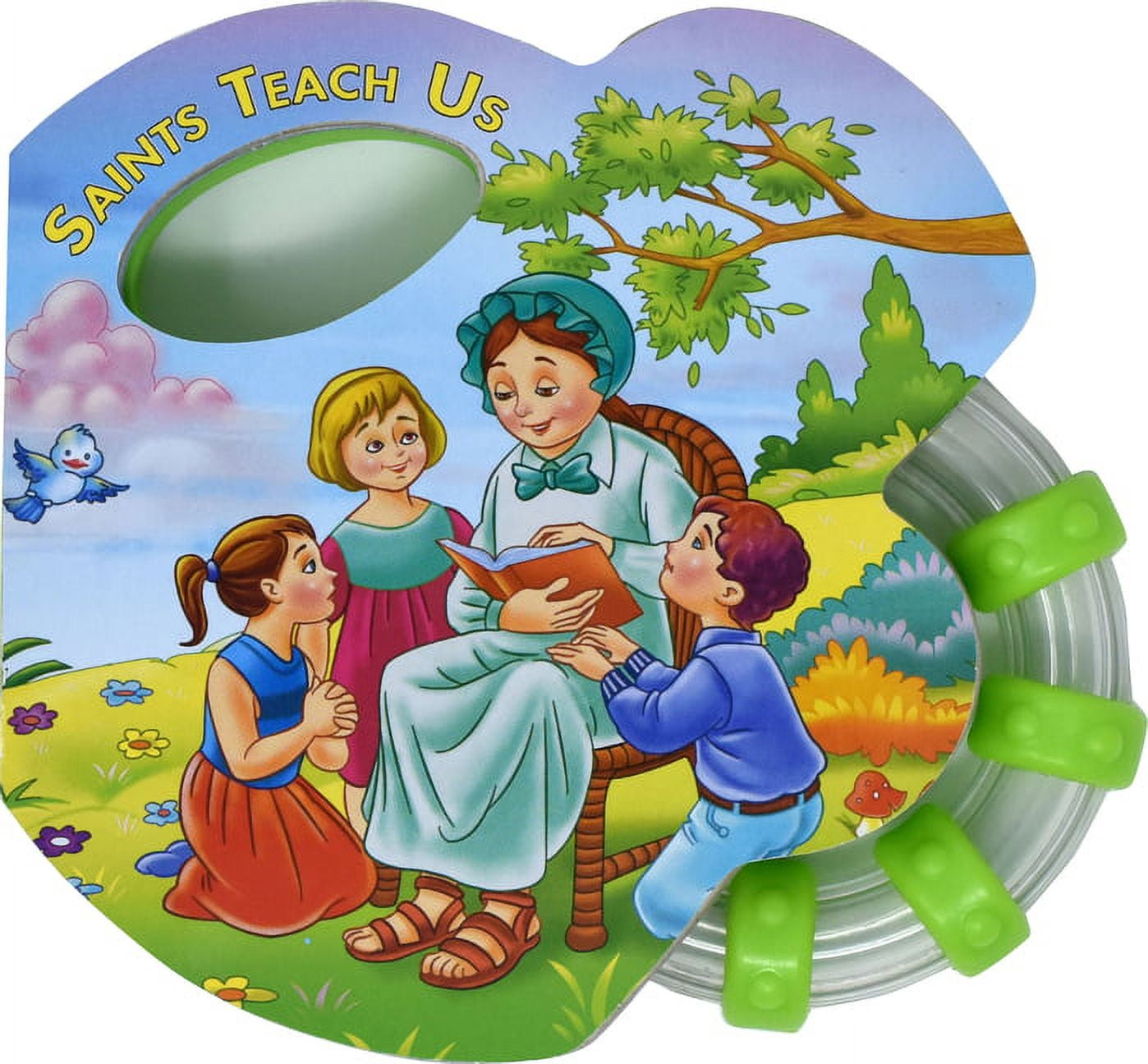 Saints Teach Us (Rattle Book) (Board Book)