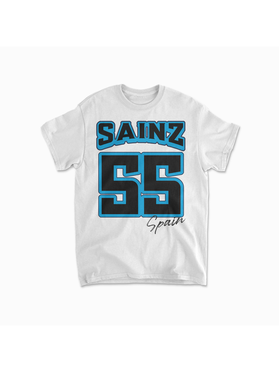 Sainz Smooth Operator T-Shirt | Inspired Spanish Racing Driver Tee (White, XL)