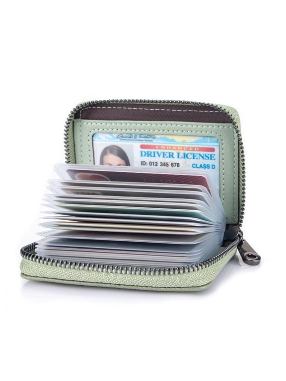 Credit Card Holder Women´s Classic Card Wallet, Light Green