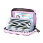Saipulusi Womens Classic Card Wallet, Purple