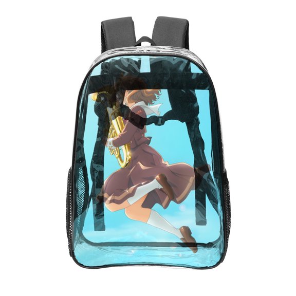 Saishuu Gakushou Hibike! Euphonium - Zenpen Transparent Backpack - Guard Dog Security, Durable and Lightweight, Waterproof Design, Comfortable Straps