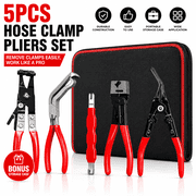 Saisi 5-Piece Hose Clamp & Electrical Connector Removal Tool Set with Storage Bag