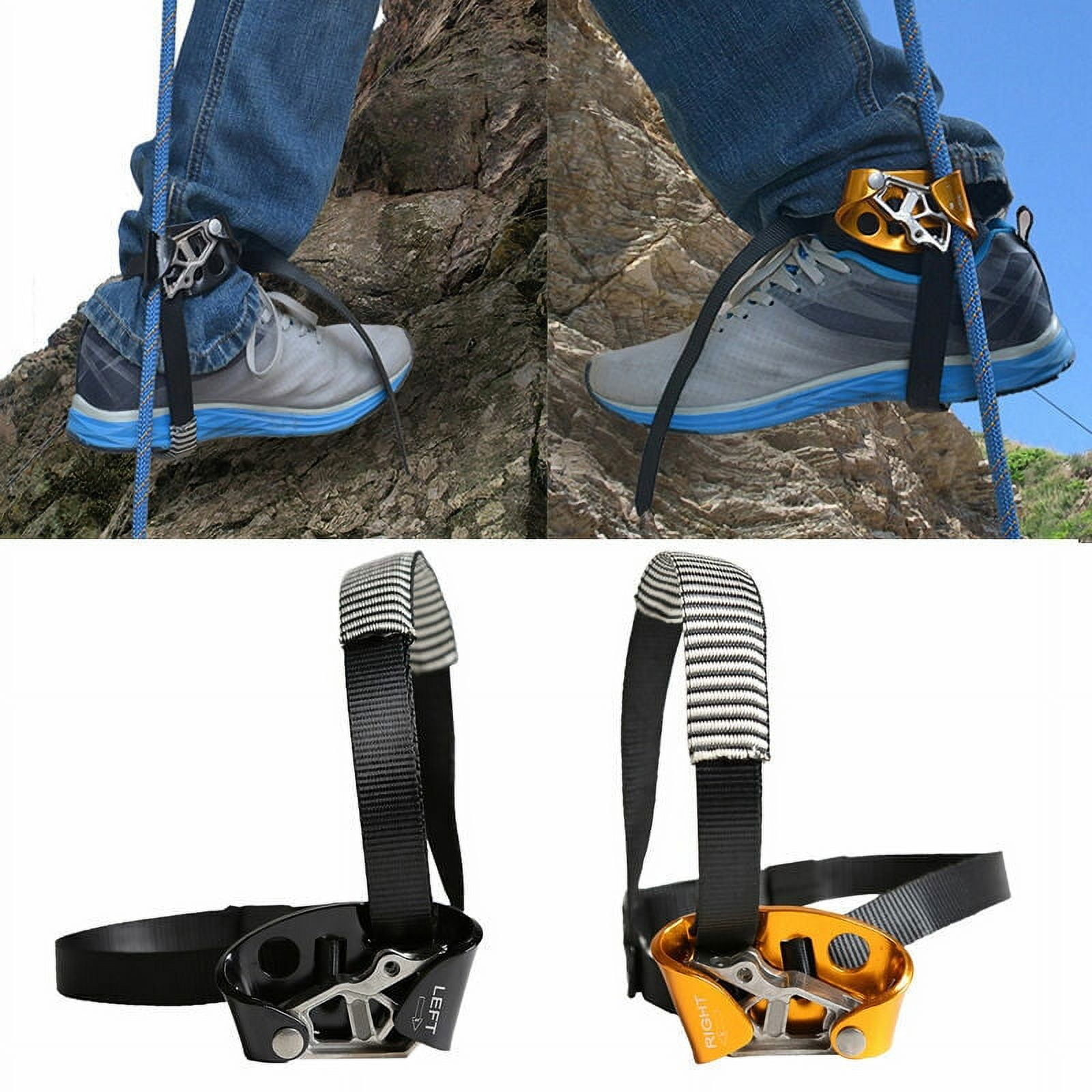 Saistore Right/Left Foot Ascender Riser for 813mm Rope Rock Climbing