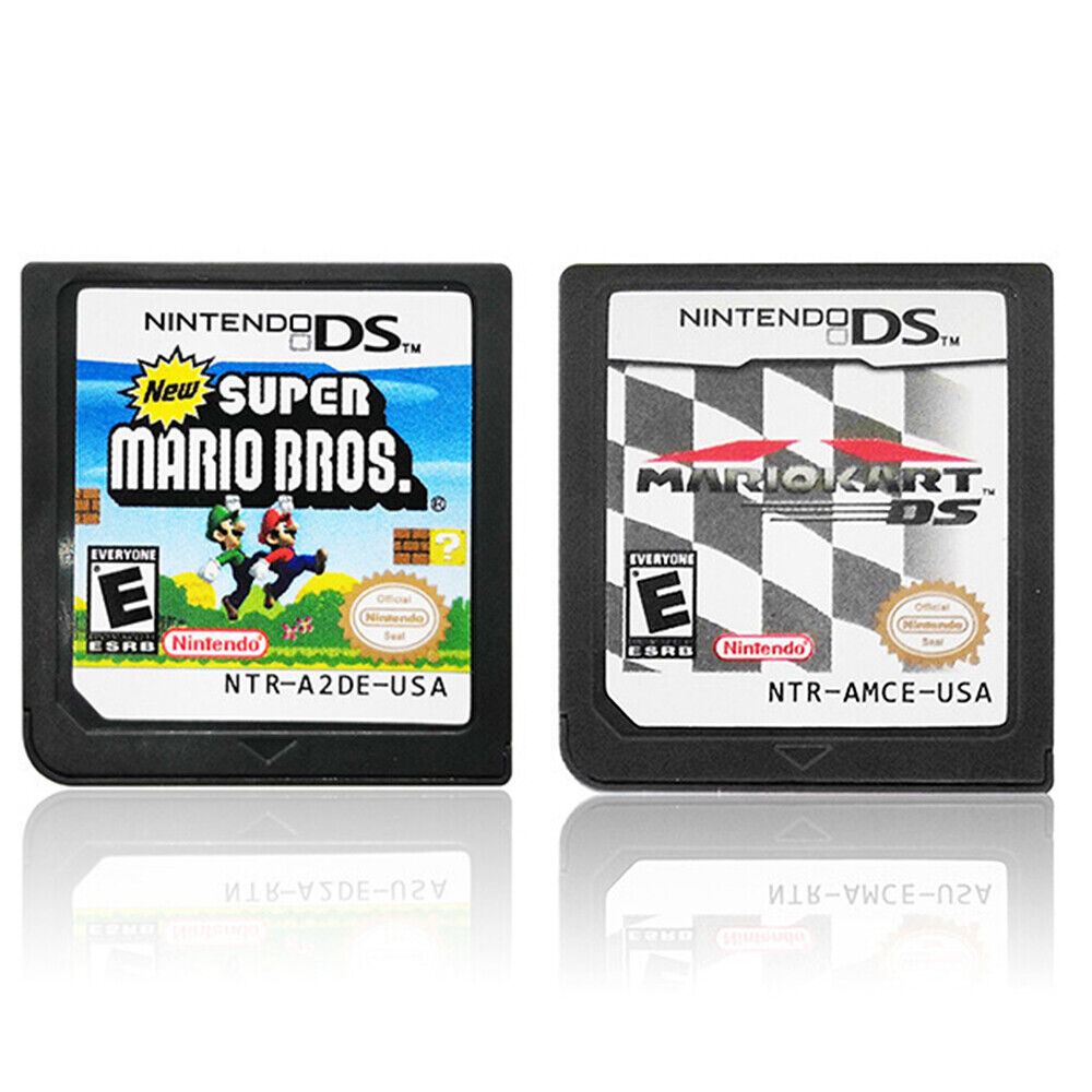 Saistore Super Mario Bros + Mario Kart DS Game Card for Nintendo NDSL DSI DS 3DS XL - image 1 of 4